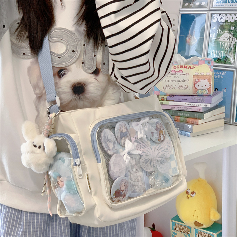 Trendy Transparent Crossbody B - Women Bags Rack ulasan dan harga