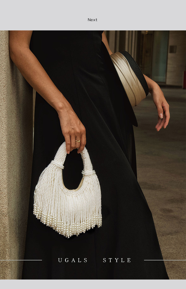 Design Handle Pearl Evening Cl - Clutch Bag Evening ulasan dan harga