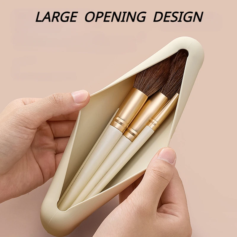 Travel Makeup Brush Holder Sil - Women Bags Rack ulasan dan harga