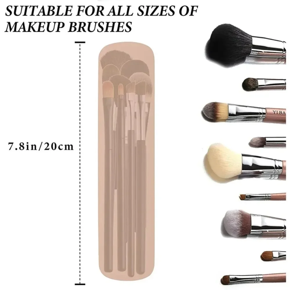 Travel Makeup Brush Holder Sil - Women Bags Rack ulasan dan harga
