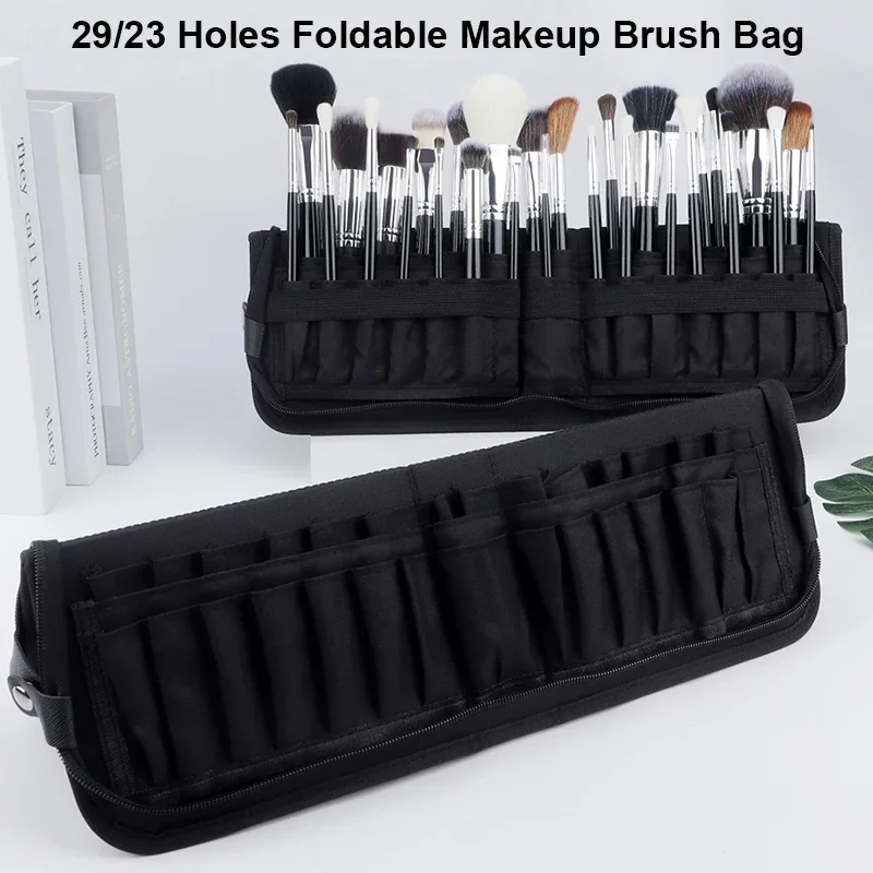 29/23 Holes Foldable Makeup Br - Women Bags Rack ulasan dan harga