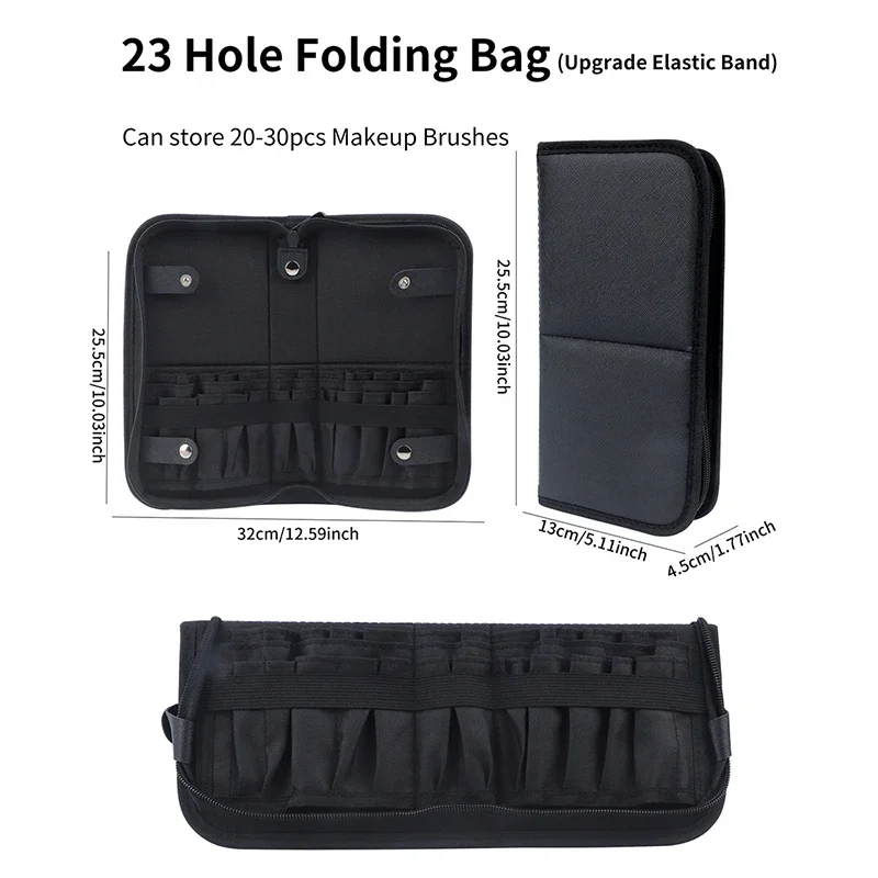 29/23 Holes Foldable Makeup Br - Women Bags Rack ulasan dan harga