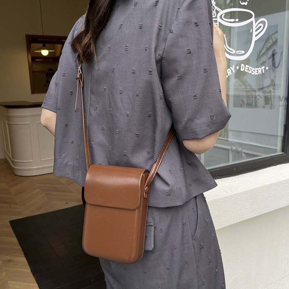 PU Leather Flap Crossbody Bags - Women Bags And Purses ulasan dan harga
