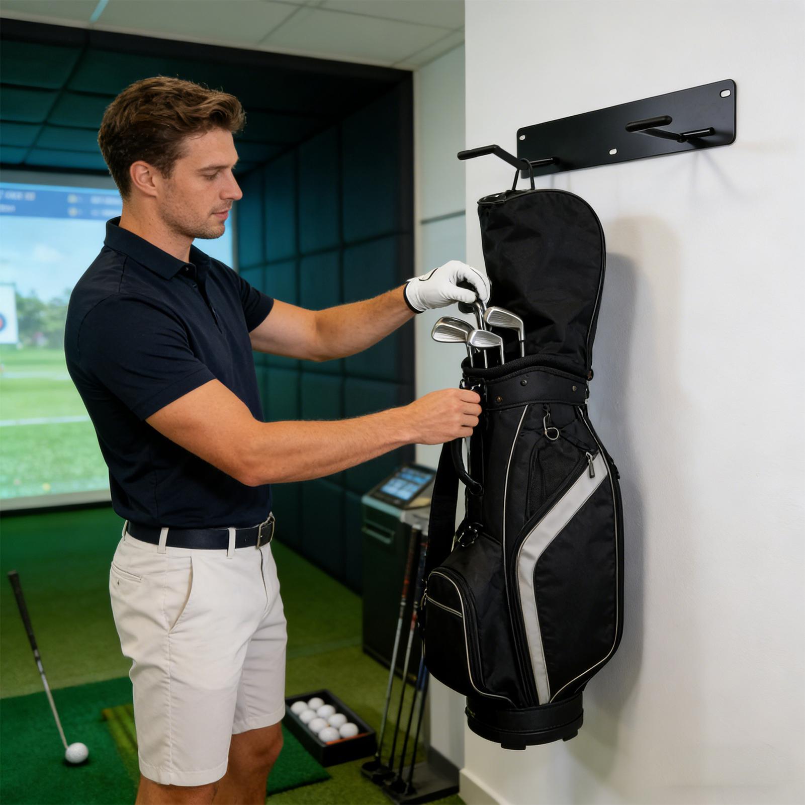 Golf Bag Rack For Garage Heavy - Women Bags Rack ulasan dan harga